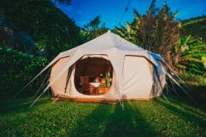 image of a family tent
